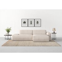 TRENDMANUFAKTUR Ecksofa "Braga, mit hochwertigem Kaltschaum, L-Form, in Cord erhältlich" modernes Sofa, Couch mit hohem Sitzkomfort, 275/72/160 cm (B/H/T) von Trendmanufaktur