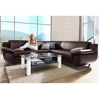 TRENDMANUFAKTUR Ecksofa "Rondo wahlweise mit Schlaffunktion, 267x247 cm (BxT), breite Armlehnen", L-Form, wahlweise mit Federkern bestellbar, Füße schwarz TRENDMANUFAKTUR Ecksofa "Rondo wahlweise mit Schlaffunktion, 267x247 cm (BxT), breite Armlehnen", L-Form, wahlweise mit Federkern bestellbar, Füße schwarz von Trendmanufaktur