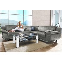 TRENDMANUFAKTUR Ecksofa "Rondo wahlweise mit Schlaffunktion, 267x247 cm (BxT), breite Armlehnen", L-Form, wahlweise mit Federkern bestellbar, Füße schwarz TRENDMANUFAKTUR Ecksofa "Rondo wahlweise mit Schlaffunktion, 267x247 cm (BxT), breite Armlehnen", L-Form, wahlweise mit Federkern bestellbar, Füße schwarz von Trendmanufaktur