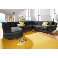 TRENDMANUFAKTUR Wohnlandschaft "Rondo, U-Form" inkl.Federkern, wahlweise mit Bettfunktion TRENDMANUFAKTUR Wohnlandschaft "Rondo, U-Form" inkl.Federkern, wahlweise mit Bettfunktion von Trendmanufaktur