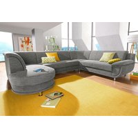 TRENDMANUFAKTUR Wohnlandschaft "Rondo, U-Form" inkl.Federkern, wahlweise mit Bettfunktion TRENDMANUFAKTUR Wohnlandschaft "Rondo, U-Form" inkl.Federkern, wahlweise mit Bettfunktion von Trendmanufaktur