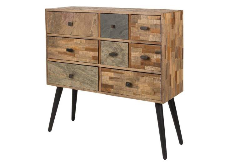 Kommode Schubladenkommode SAN aus recycled Teak von Trendmöbel24