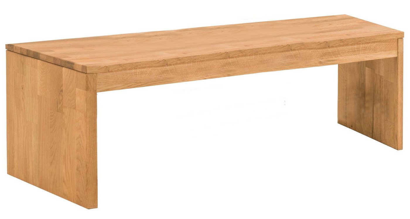 Trendmöbel24 Bank Bank Garderobenbank KIRSA 160 cm Wildeiche massiv von Trendmöbel24