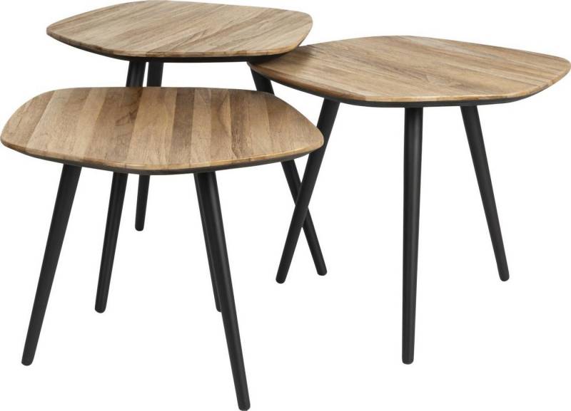Trendmöbel24 Couchtisch Couchtisch CUTIE 3-er Set aus recyceltem Teakholzfurnier Trendmöbel24 Couchtisch Couchtisch CUTIE 3-er Set aus recyceltem Teakholzfurnier von Trendmöbel24