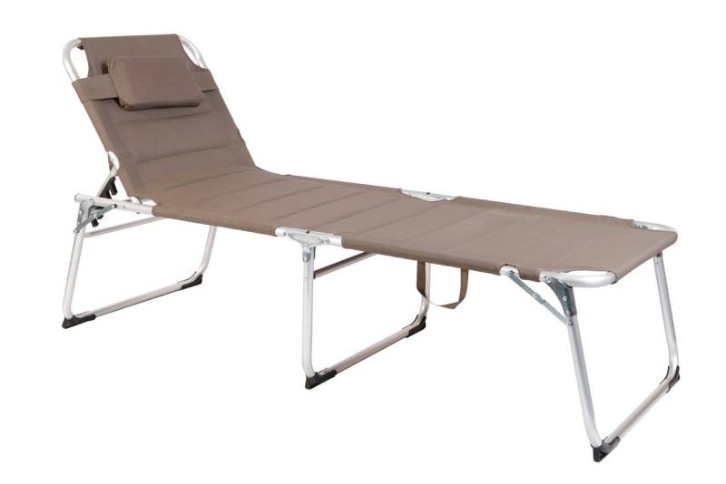 LEX Gartenliege XXL Sonnenliege Dreibeinliege Gartenliege Taupe gepolstert LEX Gartenliege XXL Sonnenliege Dreibeinliege Gartenliege Taupe gepolstert von LEX