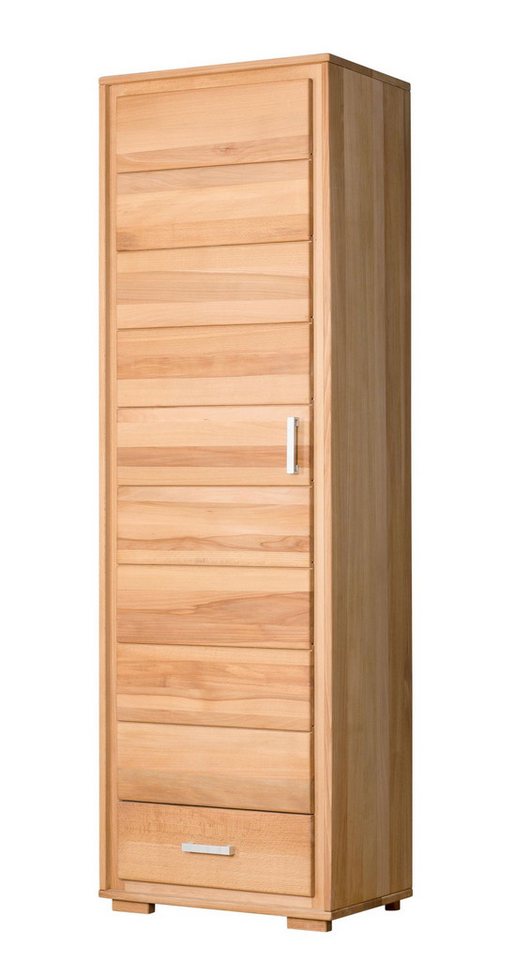 Trendmöbel24 Kleiderschrank Dielenschrank Genf 1-türig - Anschlag links - Kernbuche geölt von Trendmöbel24