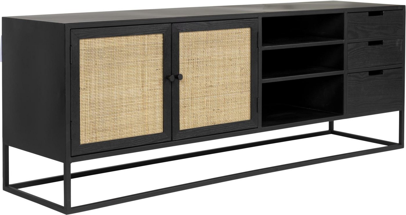 Trendmöbel24 Sideboard Sideboard GUUJI mit Rattantüren von ZUIVER von Trendmöbel24