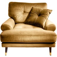 Trends by HG Loungesessel "TOKIO", in Microfaser mit hochwertigem Holz/Metallfuß von Trends By Hg
