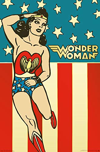 DC Comics – Wonder Woman – Vintage-Wandposter von Trends International