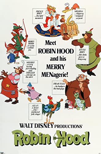 Trends International Disney Robin Hood – Wandposter, 56,8 x 86,4 cm, Premium-Version ungerahmt von Trends International