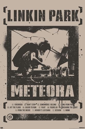 Trends International Linkin Park – Meteora Wandposter, 56,8 x 86,4 cm, ungerahmte Version von Trends International