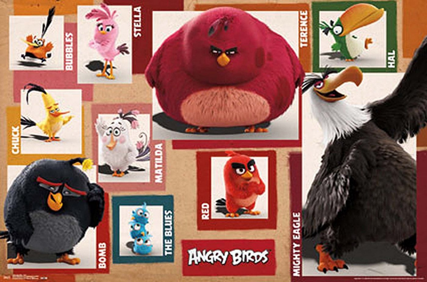 Trends International Poster Angry Birds Poster Chart 56 x 86,5 cm von Trends International