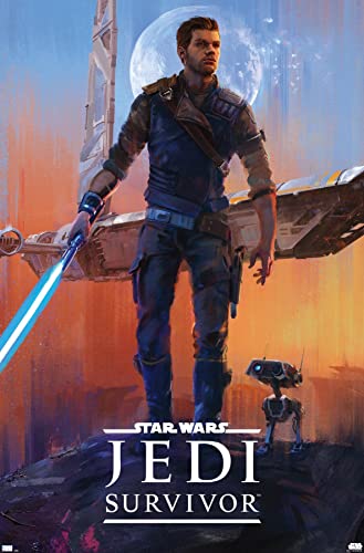 Trends International Star Wars: Jedi: Survivor – Deluxe Key Art Wandposter, 56,8 x 86,4 cm, ungerahmt von Trends International