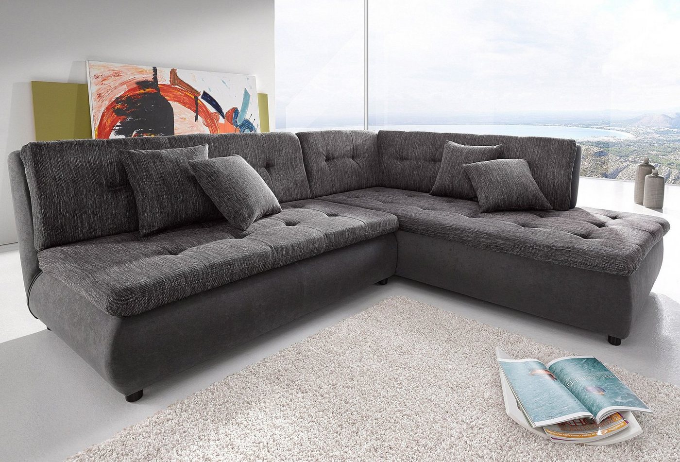 Trends by HG Ecksofa Pool, wahlweise mit Bettfunktion, frei im Raum stellbar von Trends by HG