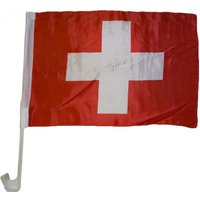 Autoflagge Schweiz 30 x 40 cm von Trends4cents