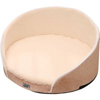 DEAR DARLING DD-02APM Hundebett/Katzenkorb M 60x60cm Apricot mit Memory-Schaum von Trends4cents