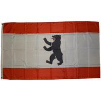 Flagge Berlin ohne Krone 90 x 150 cm von Trends4cents