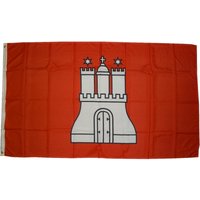 Flagge Hamburg 90 x 150 cm von Trends4cents
