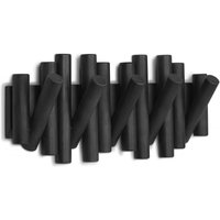 Umbra Picket mit 5 Garderobenhaken schwarz 1011471-040 Garderobenleiste Wandhaken Kleiderhaken von Trends4cents