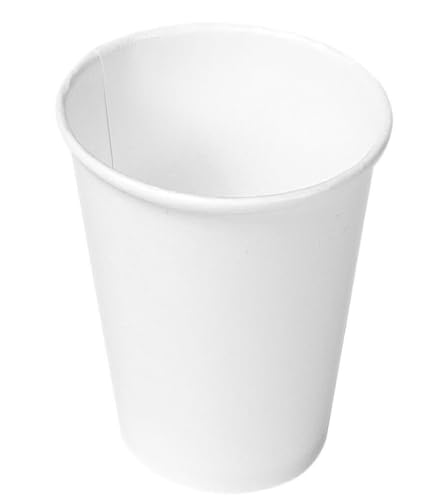 1000 Stück Made in DE 200ml Kaffeebecher Premium Coffee to go weiss Pappbecher Cups 0,2l Trinkbecher Cups 100% Dicht Automatengeeignet von Trendsky