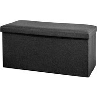 Faltbare Sitztruhe 38 x 38 x 110 cm - Dunkelgrau von Trendstabil