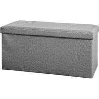 Sitztruhe Aufbewahrungsbox 38 x 38 x 78 cm - Hellgrau von Trendstabil