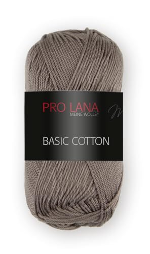 Pro Lana Basic Cotton ca. 125 m 50 g (0018 - Mausgrau) von Trendstern