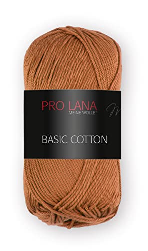 Pro Lana Basic Cotton ca. 125 m 50 g (0025 - Rostbraun) von Trendstern