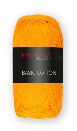 Pro Lana Basic Cotton ca. 125 m 50 g (0124 - Maisgelb) von Trendstern