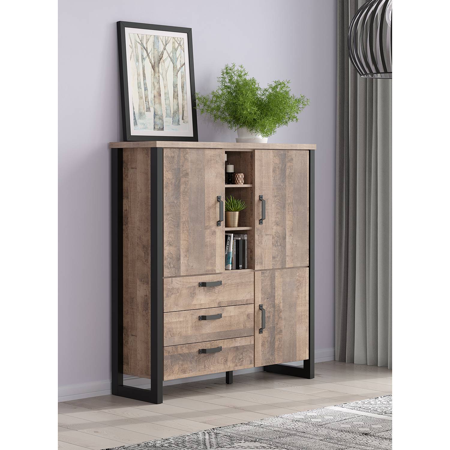 Highboard Emile II von Trendteam