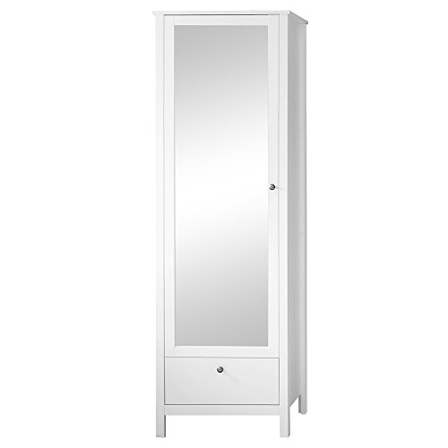 trendteam smart living - Garderobenschrank Schrank - Garderobe - Ole - Aufbaumaß (BxHxT) 62 x 192 x 38 cm - Farbe Weiß - 183911701 von trendteam smart living