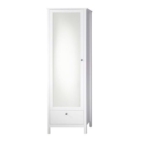 trendteam smart living - Garderobenschrank Schrank - Garderobe - Ole - Aufbaumaß (BxHxT) 62 x 192 x 38 cm - Farbe Weiß - 183911701 von trendteam smart living