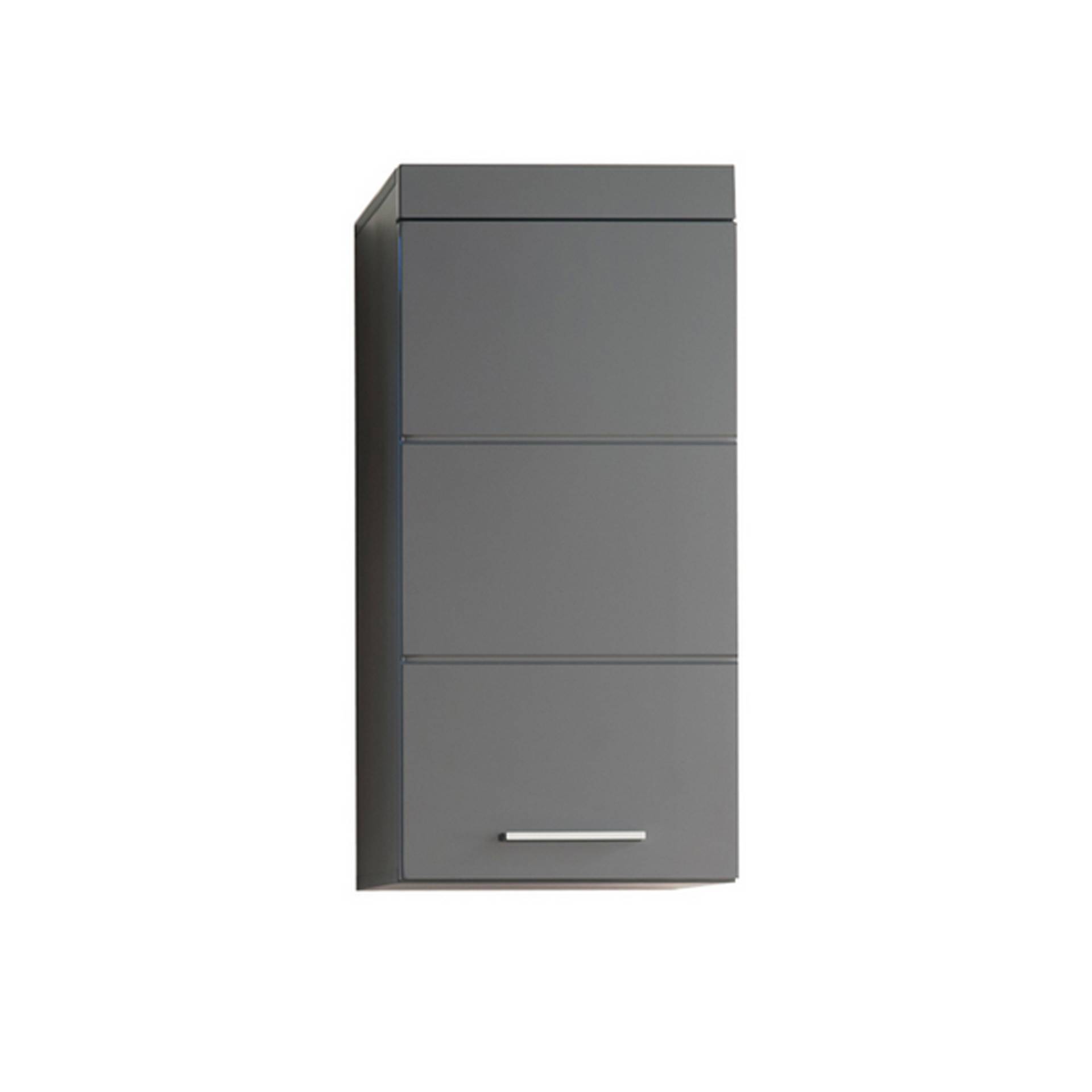 Trendteam Hängeschrank 'Amanda' grau glänzend 37 x 77 x 23 cm von Trendteam