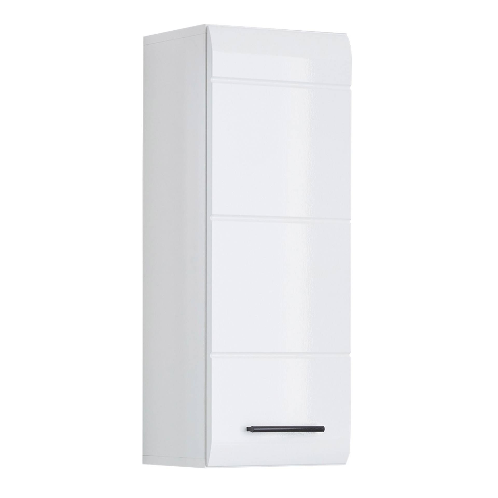 Trendteam Hängeschrank 'Gloss' weiß Hochglanz 30 x 77 x 23 cm von Trendteam