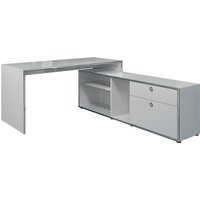 Trendteam Schreibtisch »Infinity«, BxHxL: 160 x 76 x 113 cm, Holzwerkstoff - grau Trendteam Schreibtisch »Infinity«, BxHxL: 160 x 76 x 113 cm, Holzwerkstoff - grau von Trendteam