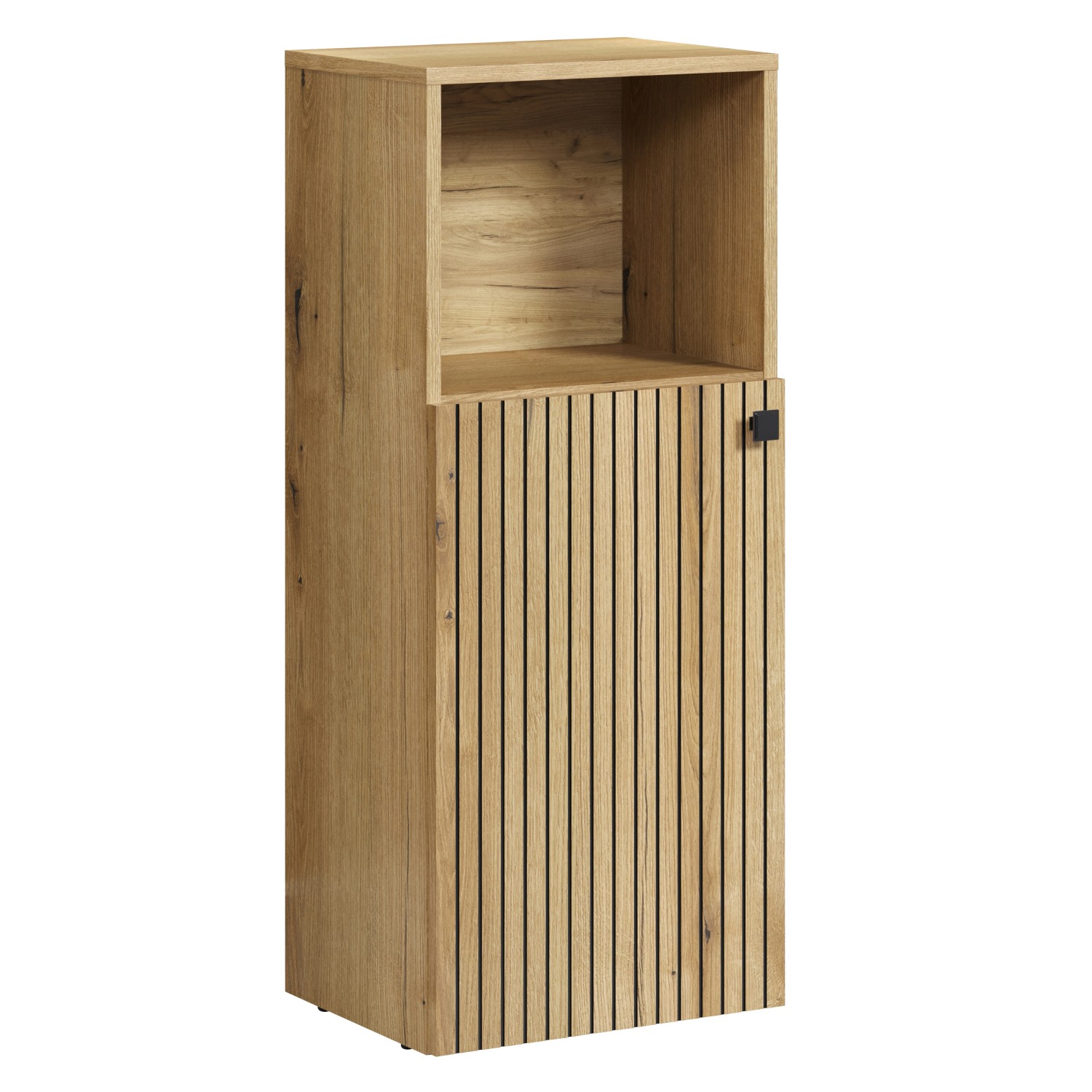 Trendteam Standschrank Pure Bliss mit Gefrästen Rillen Artisan Eiche 40 cm FSC® von Trendteam