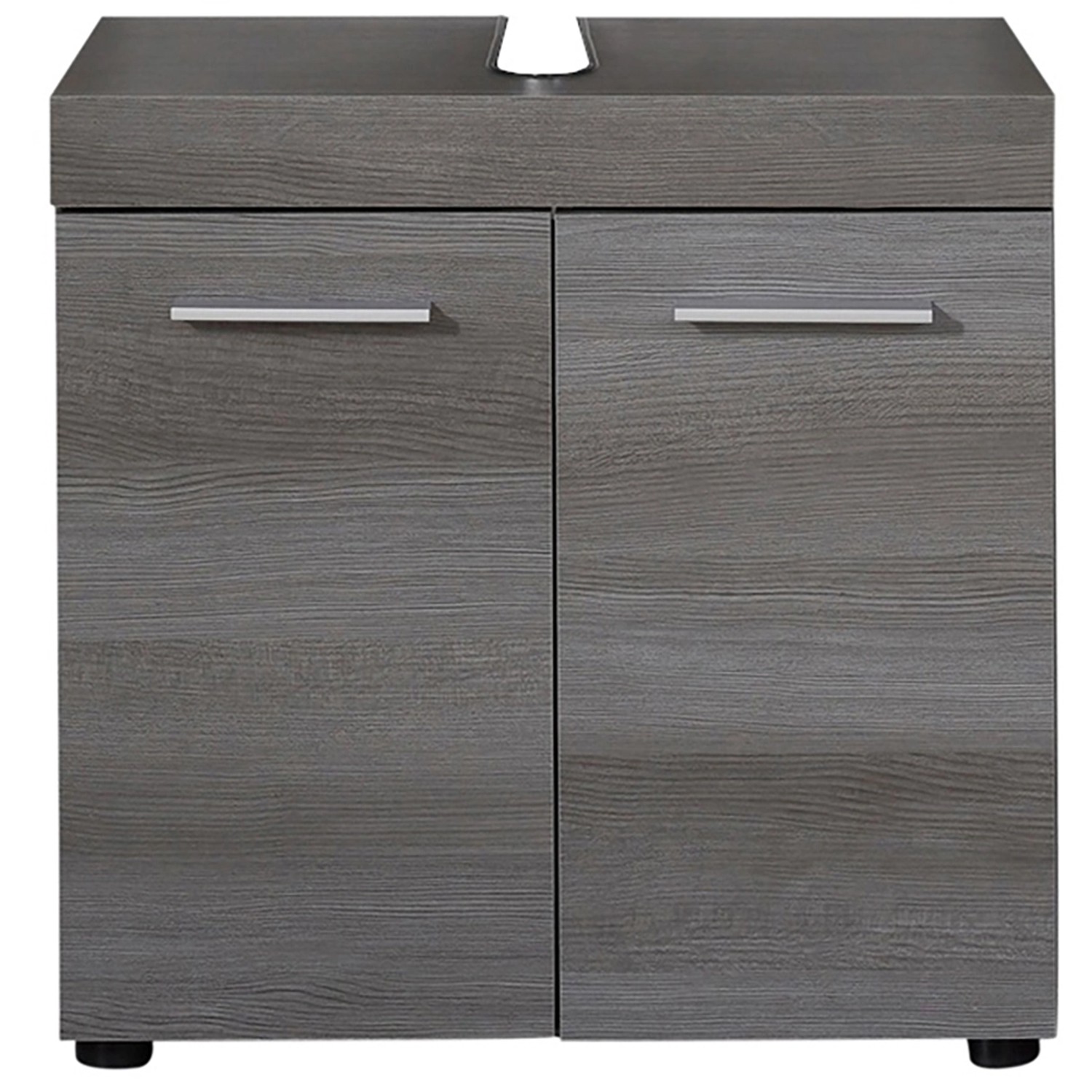 Trendteam Waschbeckenunterschrank RunnerMoon Rauchsilber 58 cm von Trendteam