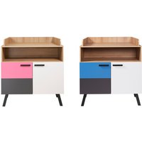 Trendteam Wickelkommode »MatsColor«, BxH: 96 x 105 cm, Holzwerkstoff - beige von Trendteam