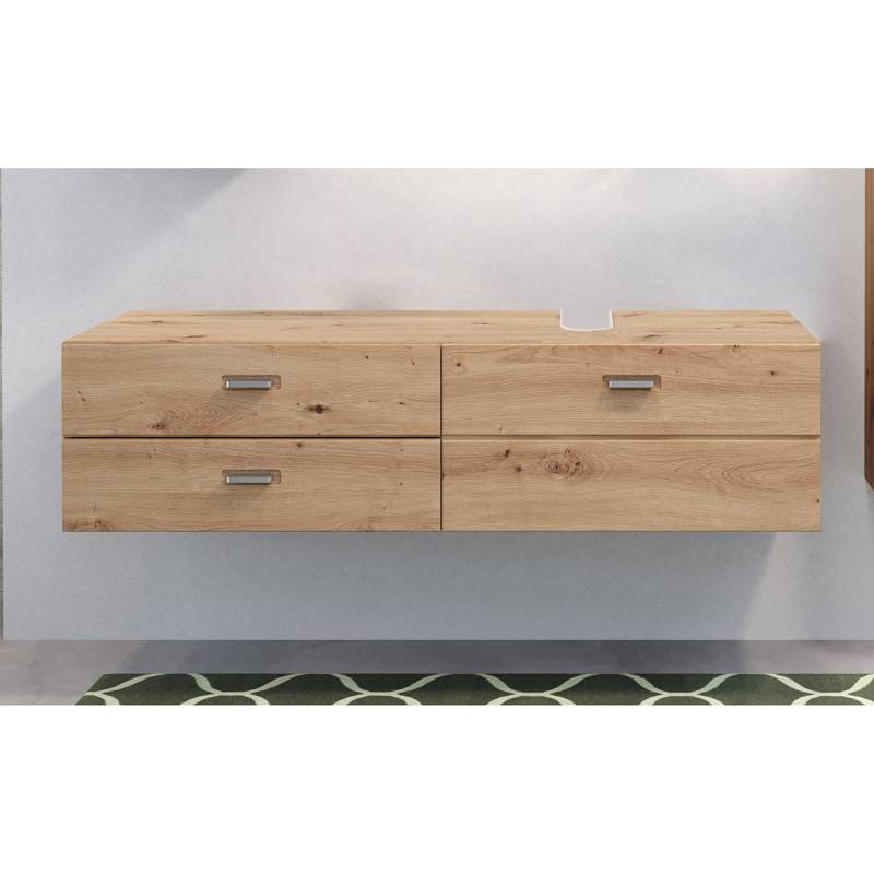 home24 Waschbeckenunterschrank Geo 140 x 35 x 53cm Braun home24 Waschbeckenunterschrank Geo 140 x 35 x 53cm Braun von home24
