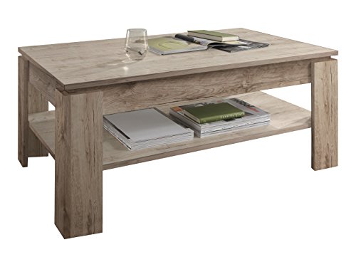 trendteam smart living - Universal - Couchtisch - Sofatisch mit zusätzlicher großer Ablagefläche - (BxHxT) 110 x 47 x 65 cm - Wohnzimmertisch in moderner Optik - Kratzfest trendteam smart living - Universal - Couchtisch - Sofatisch mit zusätzlicher großer Ablagefläche - (BxHxT) 110 x 47 x 65 cm - Wohnzimmertisch in moderner Optik - Kratzfest von trendteam smart living