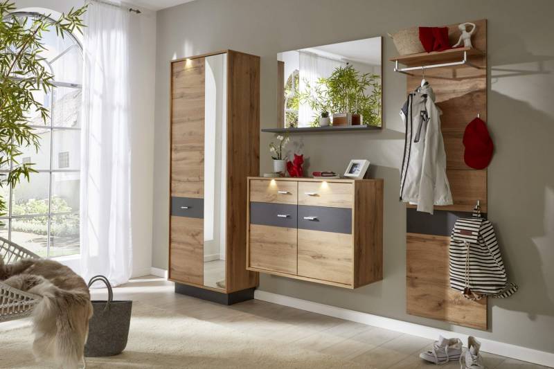 trendteam Garderoben-Set Garderobenkombination 4-teilig COAST von Trendteam