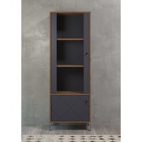 Places of Style Vitrine "Molveno", (1 St.), Standvitrine mit 2 Türen - (B/T/H) 63/40/172 cm von Places Of Style