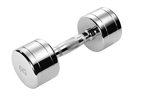 Trendy Sport Chrom Kurzhantel - 1 Stück - 6,0 KG von Trendy Sport