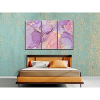 Eingerahmt Marmor Leinwand Gemälde, Moderne Wandbehang Schlafzimmer Küche Dekor, Druck Set Große Über Sofa Abstrakte Kunst Benutzerdefinierte von TrendyLuciaWalls