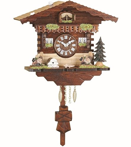 Trenkle Kuckulino Schwarzwalduhr Schweizerhaus mit Quarzwerk und Kuckuckruf TU 2035 PQ von Trenkle