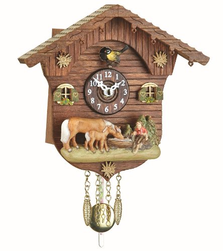 Trenkle Kuckulino Schwarzwalduhr Schweizerhaus mit Quarzwerk und Kuckuckruf von Trenkle