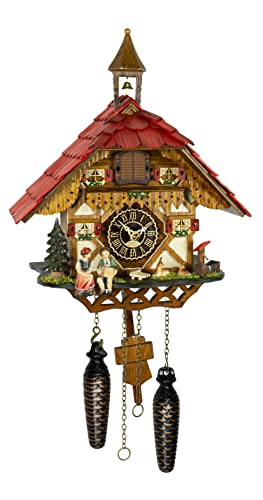 Trenkle Quarz Kuckucksuhr Schwarzwaldhaus mit Musik TU 4284 QM von Trenkle