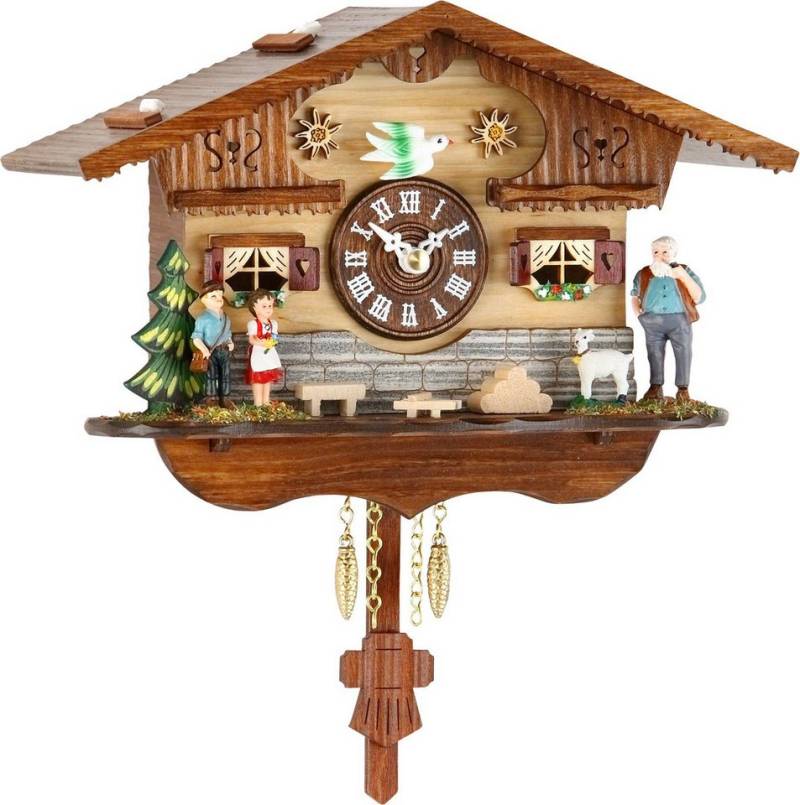 Trenkle Wanduhr Schwarzwälder Pendeluhr Kuckulino Quarz-Uhrwerk 15cm von Trenkle Uhren von Trenkle