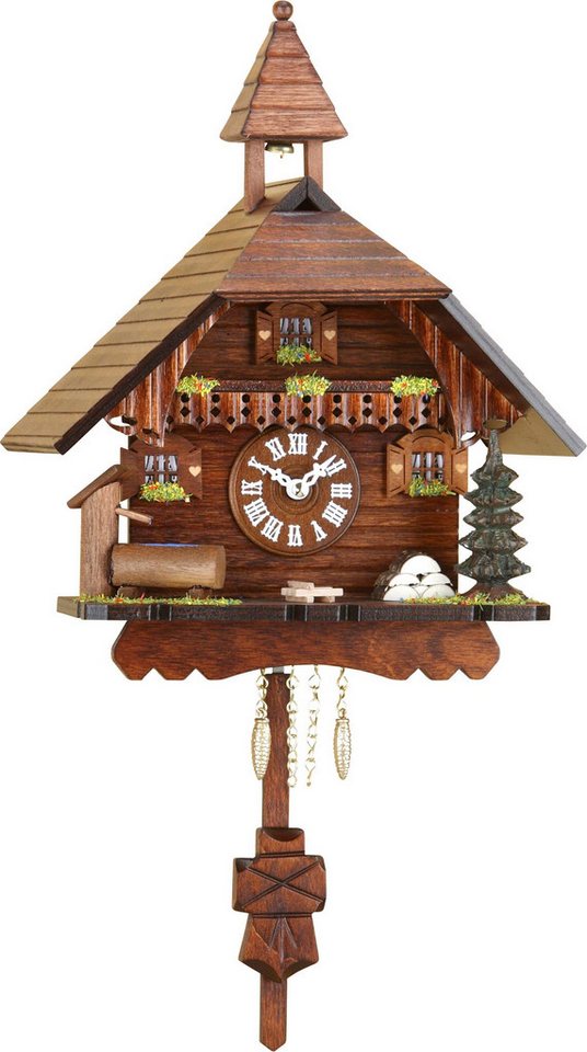 Trenkle Wanduhr Schwarzwälder Pendeluhr Kuckulino Quarz-Uhrwerk 22cm von Trenkle Uhren von Trenkle