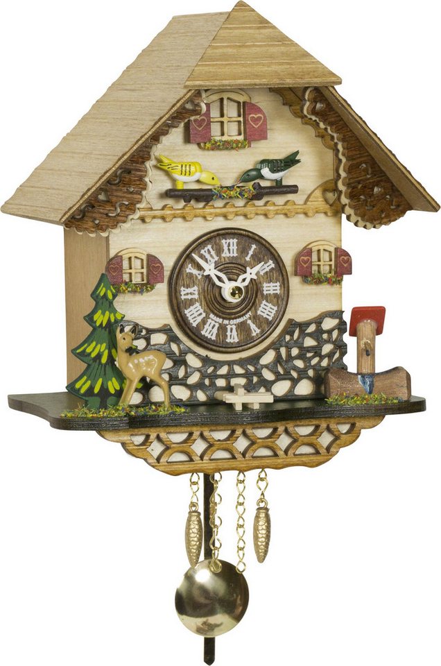 Trenkle Wanduhr Schwarzwälder Pendeluhr Quarz-Uhrwerk 18cm von Trenkle Uhren von Trenkle